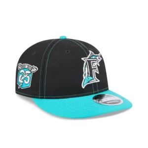 Caps* Miami Marlins Thunder Crown Retro Crown 9FIFTY Snapback Hat - KTGCaps - Baseball caps for various teams, purchased online at a discount