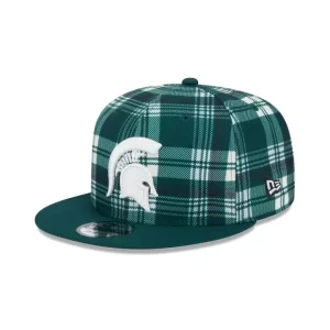 Caps* Michigan State Spartans Plaid 9FIFTY Snapback Hat - KTGCaps - Baseball caps for various teams, purchased online at a discount
