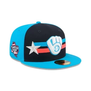 Caps* Milwaukee Brewers 2024 AllStar Game 59FIFTY Fitted Hat - KTGCaps - Baseball caps for various teams, purchased online at a discount