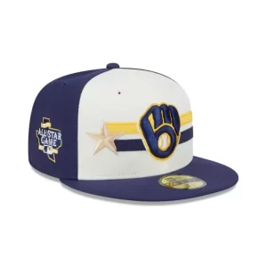Caps* Milwaukee Brewers 2024 AllStar Game Workout 59FIFTY Fitted Hat - KTGCaps - Baseball caps for various teams, purchased online at a discount