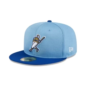 Caps* Milwaukee Brewers 2024 Batting Practice 59FIFTY Fitted Hat - KTGCaps - Baseball caps for various teams, purchased online at a discount