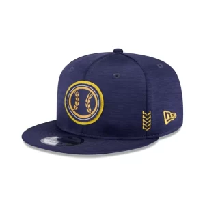Caps* Milwaukee Brewers 2024 Clubhouse Alt 9FIFTY Snapback Hat - KTGCaps - Baseball caps for various teams, purchased online at a discount