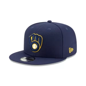Caps* Milwaukee Brewers Basic 9FIFTY Snapback Hat - KTGCaps - Baseball caps for various teams, purchased online at a discount