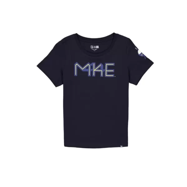 Caps* Milwaukee Brewers City Connect Womens TShirt - KTGCaps - Baseball caps for various teams, purchased online at a discount