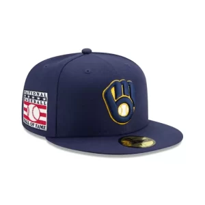 Caps* Milwaukee Brewers Hall of Fame Weekend 2024 59FIFTY Fitted Hat - KTGCaps - Baseball caps for various teams, purchased online at a discount