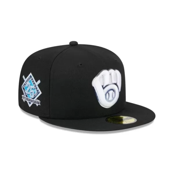 Caps* Milwaukee Brewers Raceway 59FIFTY Fitted Hat - KTGCaps - Baseball caps for various teams, purchased online at a discount