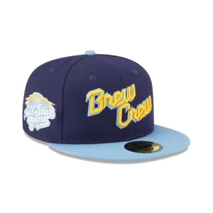 Caps* Milwaukee Brewers Team 59FIFTY Fitted Hat - KTGCaps - Baseball caps for various teams, purchased online at a discount