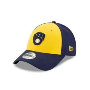 Caps* Milwaukee Brewers The League Alt 9FORTY Adjustable Hat - KTGCaps - Baseball caps for various teams, purchased online at a discount