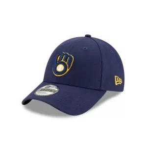 Caps* Milwaukee Brewers The League 9FORTY Stretch Fit Hat - KTGCaps - Baseball caps for various teams, purchased online at a discount
