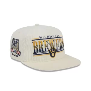 Caps* Milwaukee Brewers Throwback Corduroy Golfer Hat - KTGCaps - Baseball caps for various teams, purchased online at a discount
