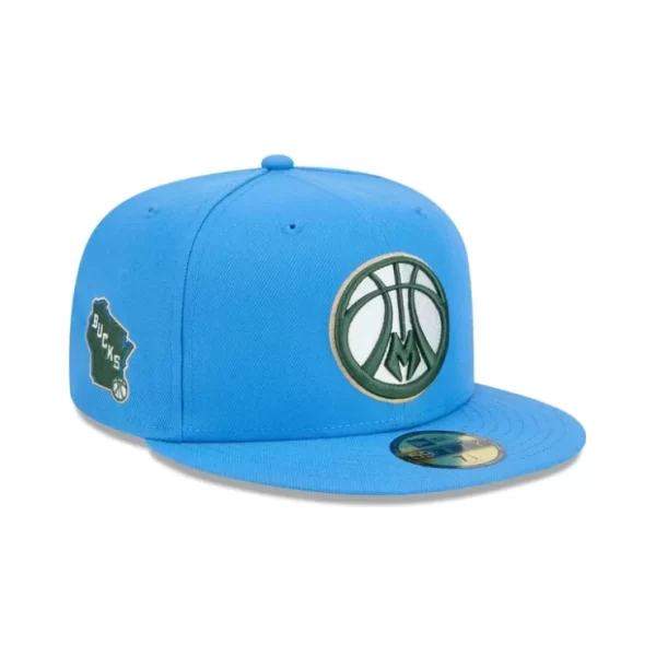 Caps* Milwaukee Bucks 2024 City Edition Alt 59FIFTY Fitted Hat - KTGCaps - Baseball caps for various teams, purchased online at a discount