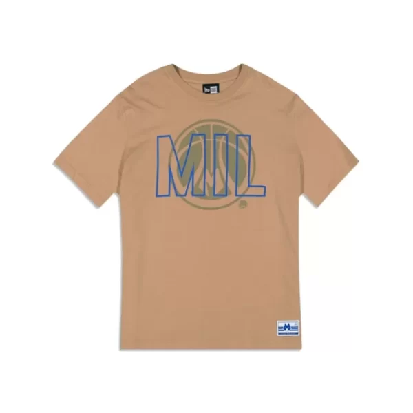 Caps* Milwaukee Bucks 2023 City Edition Tan TShirt - KTGCaps - Baseball caps for various teams, purchased online at a discount