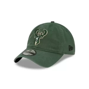 Caps* Milwaukee Bucks Core Classic 9TWENTY Adjustable Hat - KTGCaps - Baseball caps for various teams, purchased online at a discount