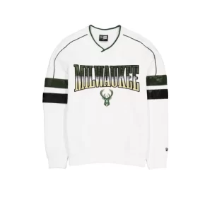 Caps* Milwaukee Bucks Sport Classics White Crewneck - KTGCaps - Baseball caps for various teams, purchased online at a discount