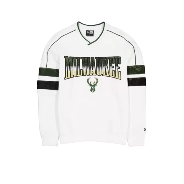 Caps* Milwaukee Bucks Sport Classics White Crewneck - KTGCaps - Baseball caps for various teams, purchased online at a discount