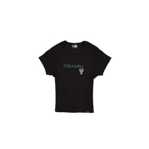 Caps* Milwaukee Bucks Sport Classics Womens Baby Tee - KTGCaps - Baseball caps for various teams, purchased online at a discount