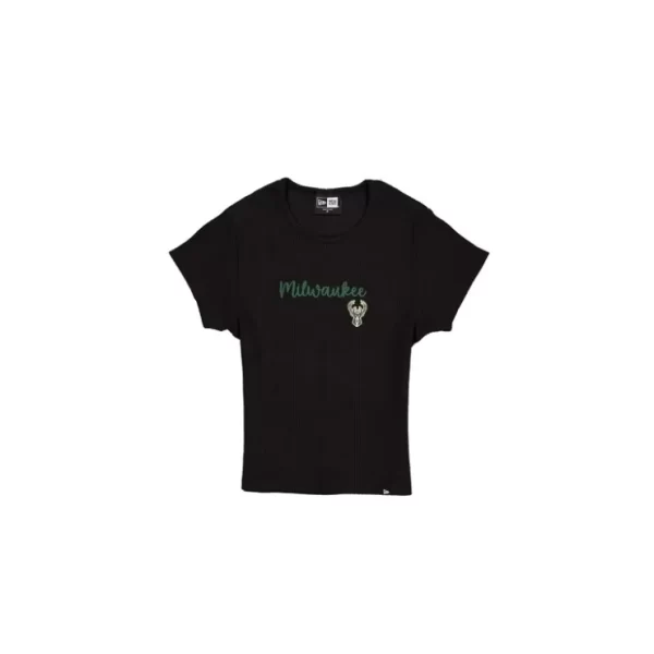 Caps* Milwaukee Bucks Sport Classics Womens Baby Tee - KTGCaps - Baseball caps for various teams, purchased online at a discount