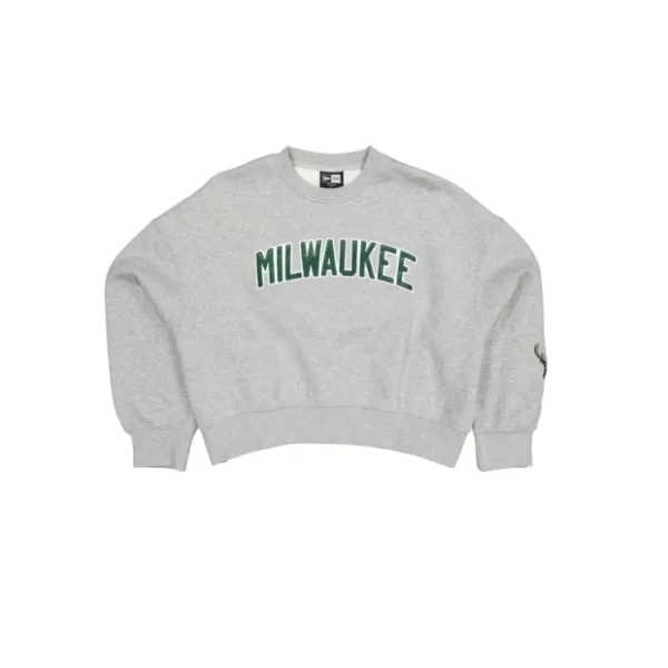 Caps* Milwaukee Bucks Sport Classics Womens Crewneck - KTGCaps - Baseball caps for various teams, purchased online at a discount