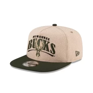 Caps* Milwaukee Bucks Terry Heather 9FIFTY AFrame Snapback Hat - KTGCaps - Baseball caps for various teams, purchased online at a discount