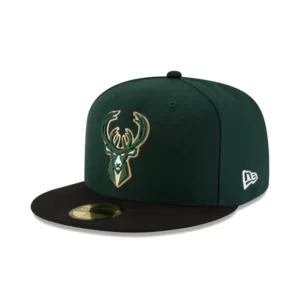 Caps* Milwaukee Bucks 2Tone 59FIFTY Fitted Hat - KTGCaps - Baseball caps for various teams, purchased online at a discount
