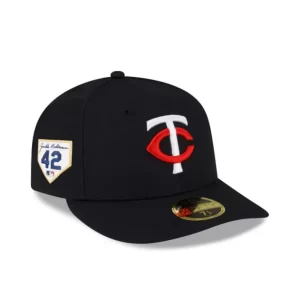 Caps* Minnesota Twins Jackie Robinson Day 2024 Low Profile 59FIFTY Fitted Ha - KTGCaps - Baseball caps for various teams, purchased online at a discount