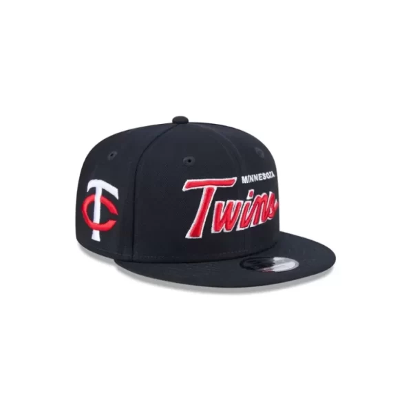 Caps* Minnesota Twins Script Kids 9FIFTY Snapback Hat - KTGCaps - Baseball caps for various teams, purchased online at a discount
