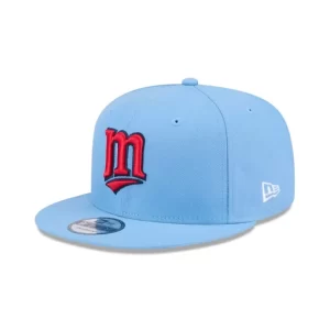 Caps* Minnesota Twins Sky Blue 9FIFTY Snapback Hat - KTGCaps - Baseball caps for various teams, purchased online at a discount