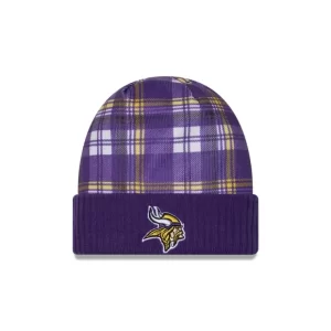 Caps* Minnesota Vikings 2024 Cold Weather Statement Knit Beanie - KTGCaps - Baseball caps for various teams, purchased online at a discount