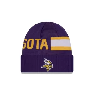 Caps* Minnesota Vikings 2024 Cold Weather Tech Knit Beanie - KTGCaps - Baseball caps for various teams, purchased online at a discount