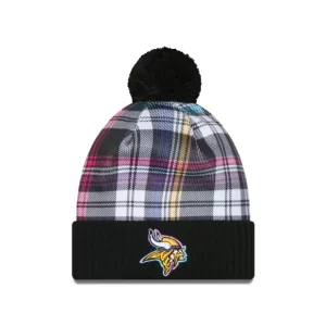Caps* Minnesota Vikings 2024 Crucial Catch Sport Pom Knit Hat - KTGCaps - Baseball caps for various teams, purchased online at a discount