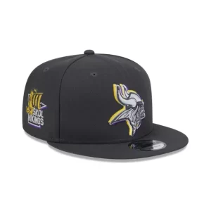 Caps* Minnesota Vikings 2024 Draft 9FIFTY Snapback Hat - KTGCaps - Baseball caps for various teams, purchased online at a discount