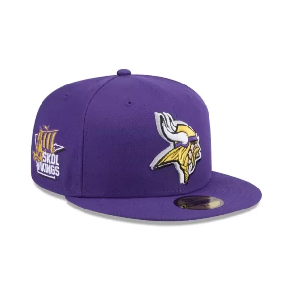 Caps* Minnesota Vikings 2024 Draft 59FIFTY Fitted Hat - KTGCaps - Baseball caps for various teams, purchased online at a discount