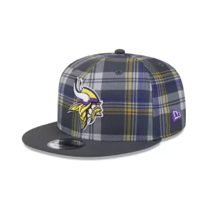 Caps* Minnesota Vikings 2024 Sideline Statement Gray 9FIFTY Snapback Hat - KTGCaps - Baseball caps for various teams, purchased online at a discount