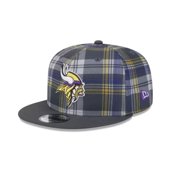 Caps* Minnesota Vikings 2024 Sideline Statement Gray 9FIFTY Snapback Hat - KTGCaps - Baseball caps for various teams, purchased online at a discount