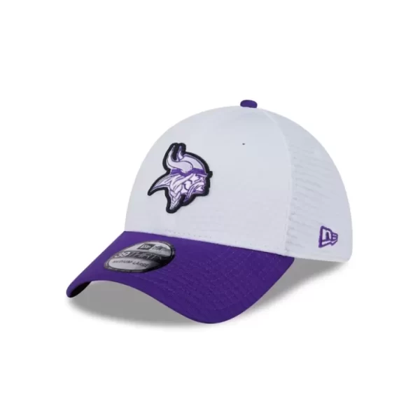 Caps* Minnesota Vikings 2024 Training 39THIRTY Stretch Fit Hat - KTGCaps - Baseball caps for various teams, purchased online at a discount
