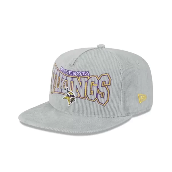 Caps* Minnesota Vikings Gray Cord Golfer Hat - KTGCaps - Baseball caps for various teams, purchased online at a discount