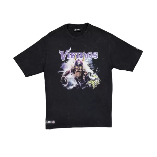 Caps* Minnesota Vikings Premium Black TShirt - KTGCaps - Baseball caps for various teams, purchased online at a discount
