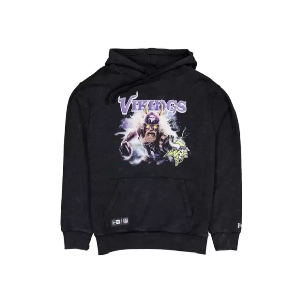 Caps* Minnesota Vikings Premium Black Hoodie - KTGCaps - Baseball caps for various teams, purchased online at a discount