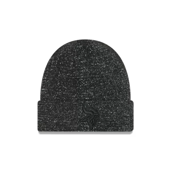 Caps* Minnesota Vikings Reflective Black Knit Beanie - KTGCaps - Baseball caps for various teams, purchased online at a discount