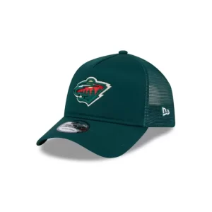 Caps* Minnesota Wild 9FORTY AFrame Trucker Hat - KTGCaps - Baseball caps for various teams, purchased online at a discount