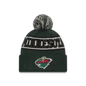 Caps* Minnesota Wild Retro Pom Knit Hat - KTGCaps - Baseball caps for various teams, purchased online at a discount