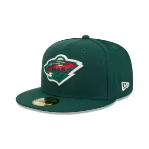 Caps* Minnesota Wild Team 59FIFTY Fitted Hat - KTGCaps - Baseball caps for various teams, purchased online at a discount