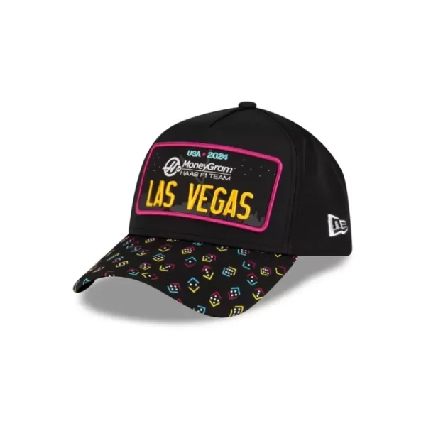 Caps* MoneyGram Haas F1 Team 2024 Vegas Race Special 9FORTY AFrame Snapback - KTGCaps - Baseball caps for various teams, purchased online at a discount