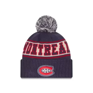 Caps* Montreal Canadiens Retro Pom Knit Hat - KTGCaps - Baseball caps for various teams, purchased online at a discount