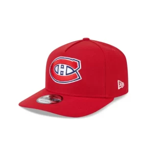 Caps* Montreal Canadiens Team 9FIFTY AFrame Snapback Hat - KTGCaps - Baseball caps for various teams, purchased online at a discount