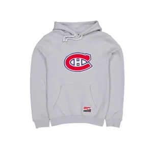 Caps* Montreal Canadiens Throwback Gray Hoodie - KTGCaps - Baseball caps for various teams, purchased online at a discount