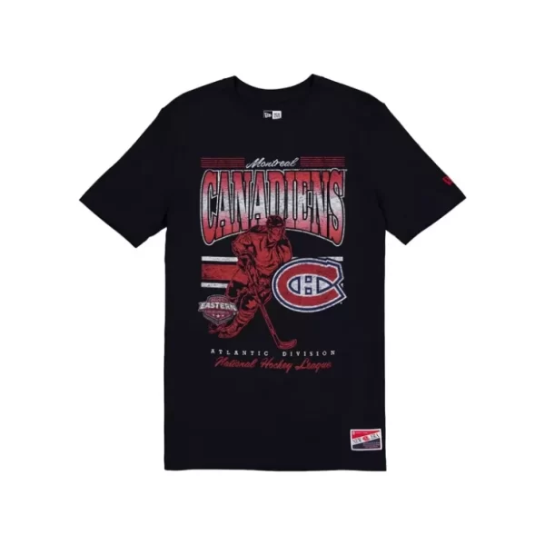Caps* Montreal Canadiens Throwback Distress TShirt - KTGCaps - Baseball caps for various teams, purchased online at a discount