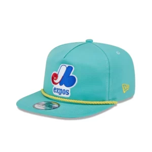 Caps* Montreal Expos Clear Mint Golfer Hat - KTGCaps - Baseball caps for various teams, purchased online at a discount