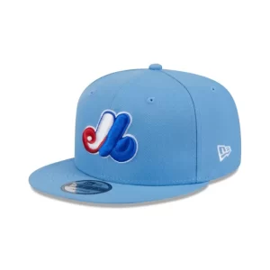 Caps* Montreal Expos Sky Blue 9FIFTY Snapback Hat - KTGCaps - Baseball caps for various teams, purchased online at a discount