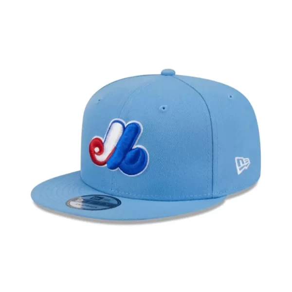Caps* Montreal Expos Sky Blue 9FIFTY Snapback Hat - KTGCaps - Baseball caps for various teams, purchased online at a discount